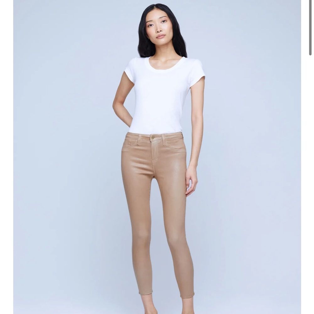 L'AGENCE Skinny Pants in Tan